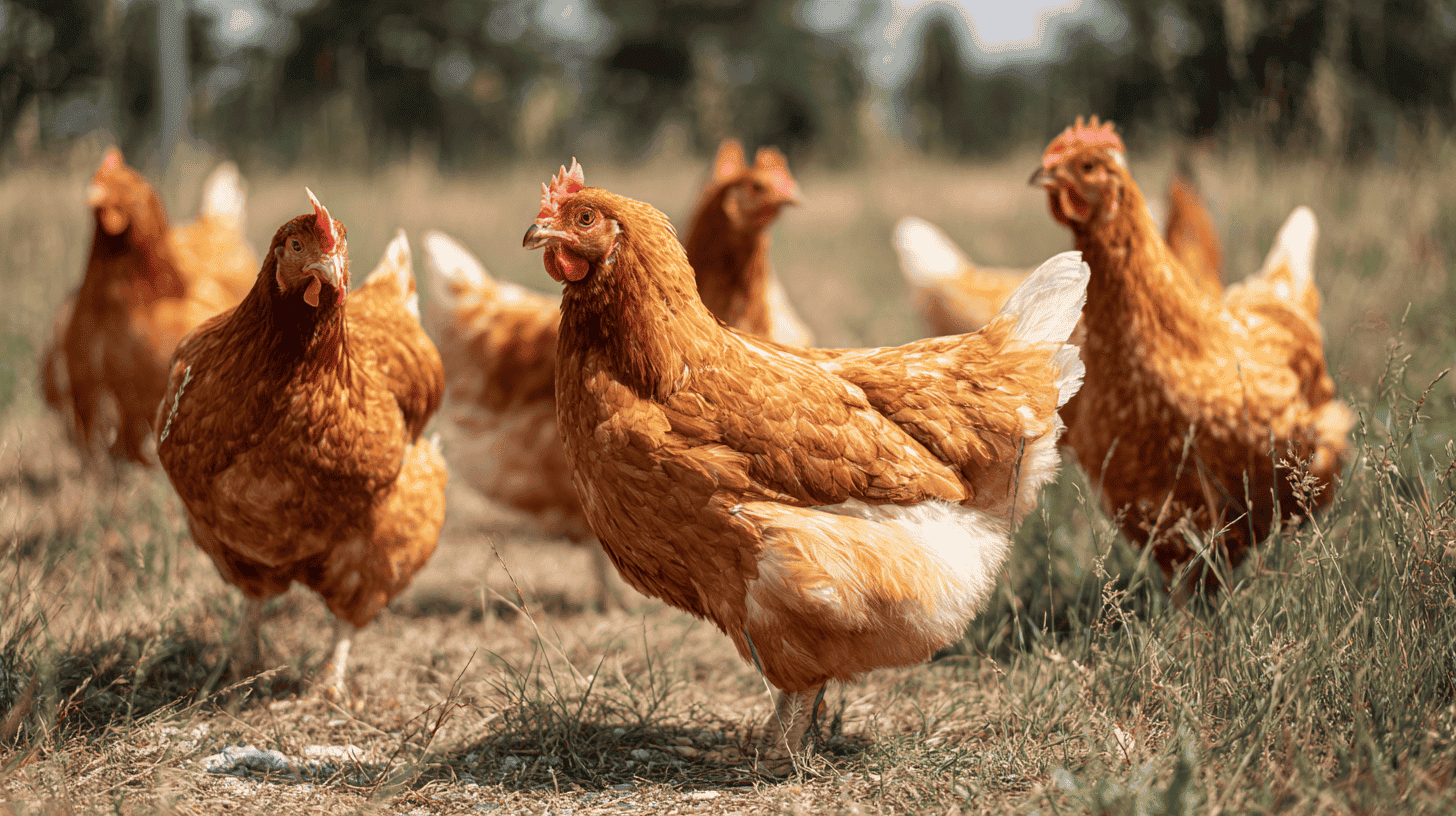 Healthy and Happy Chickens